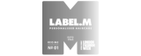 label.m logo
